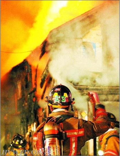 324 Canonchet Rd. Structure Fire 9/10/08
Pictured: Capt. Hawkins